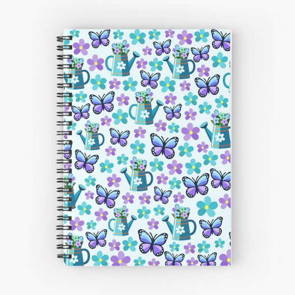Item preview, Blue Butterfly Watering Can Pattern designed and sold by WildGuess5.