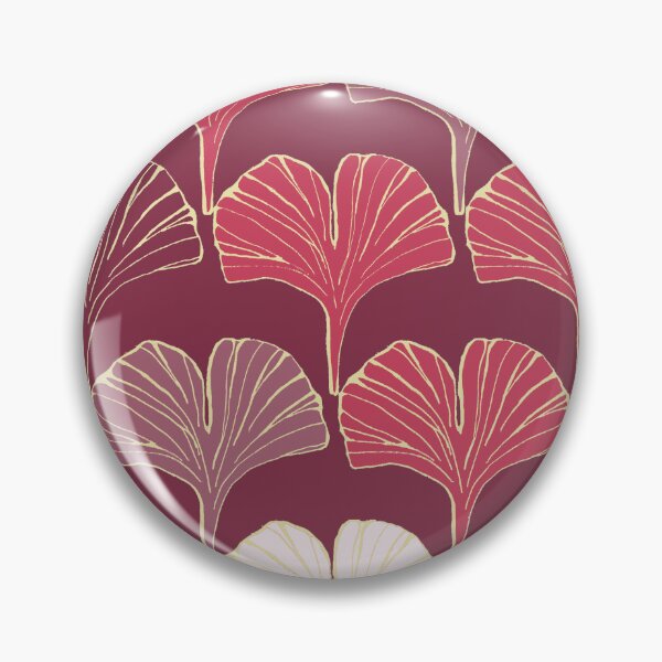 Item preview,  Ginkgo - black cherry red designed and sold by LisaLeQuelenec.
