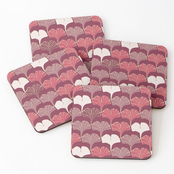 Item preview,  Ginkgo - black cherry red designed and sold by LisaLeQuelenec.