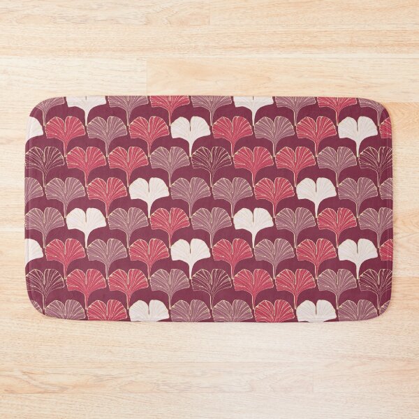 Item preview,  Ginkgo - black cherry red designed and sold by LisaLeQuelenec.