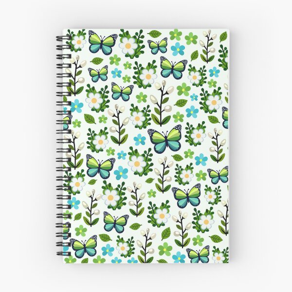 Item preview, Green Butterfly Flower Pattern designed and sold by WildGuess5.