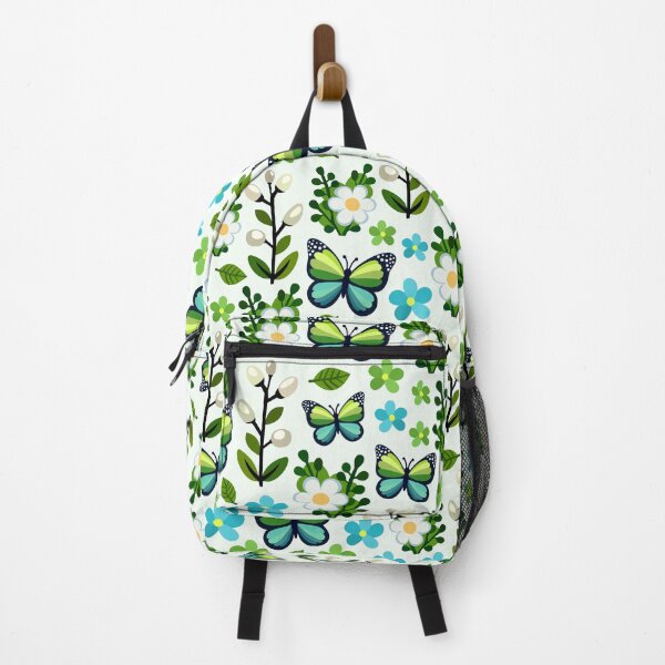 Item preview, Green Butterfly Flower Pattern designed and sold by WildGuess5.