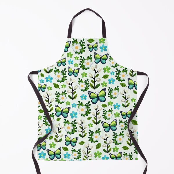 Item preview, Green Butterfly Flower Pattern designed and sold by WildGuess5.