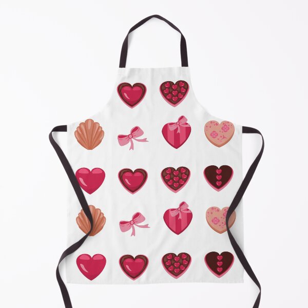 Item preview, heart stickers including gift boxes, flower patterns, chocolate and cookies designed and sold by olenapetol.