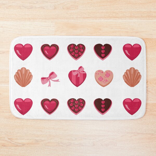 Item preview, heart stickers including gift boxes, flower patterns, chocolate and cookies designed and sold by olenapetol.
