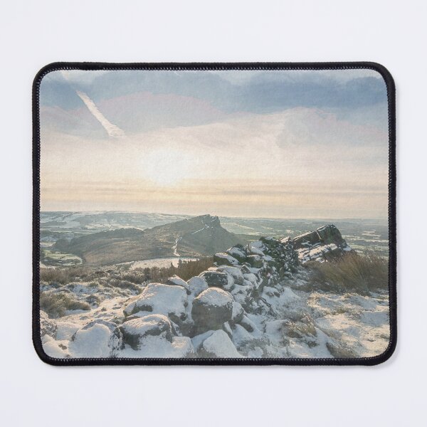 Item preview, Peak District winter landscape of Hen Cloud designed and sold by RobThorley.