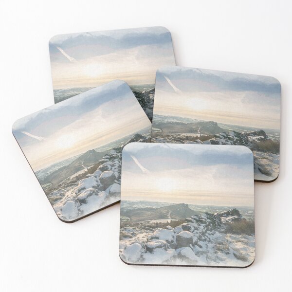 Item preview, Peak District winter landscape of Hen Cloud designed and sold by RobThorley.