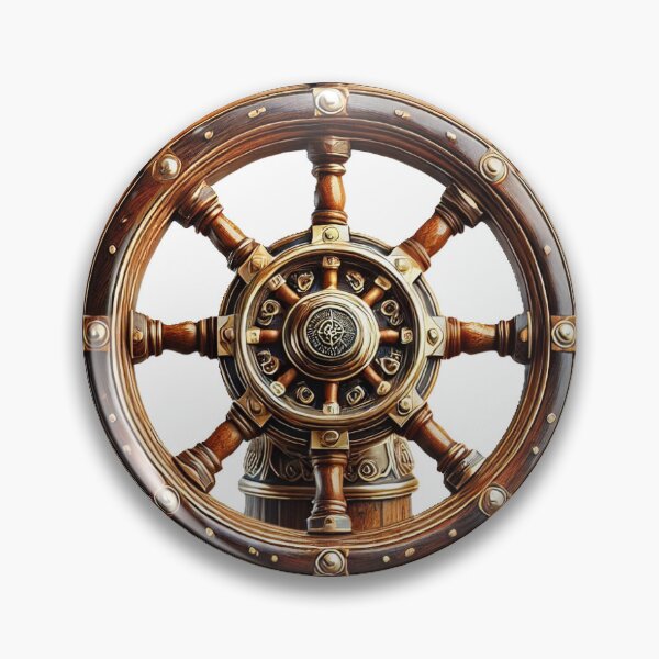 Item preview, Yacht Steering Wheel  designed and sold by WackyJacks.