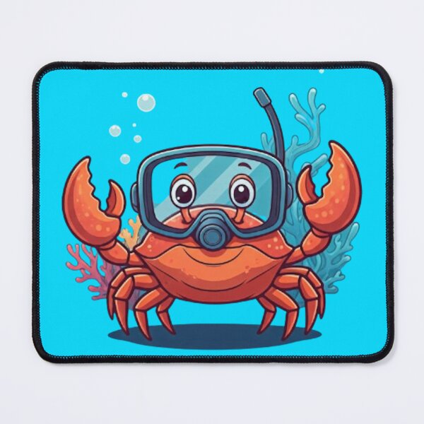 Item preview, Mr. Crab Gone Scuba Diving designed and sold by likbatonboot.
