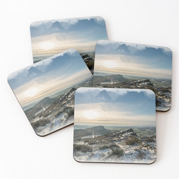 Item preview, Peak District winter landscape of Hen Cloud designed and sold by RobThorley.