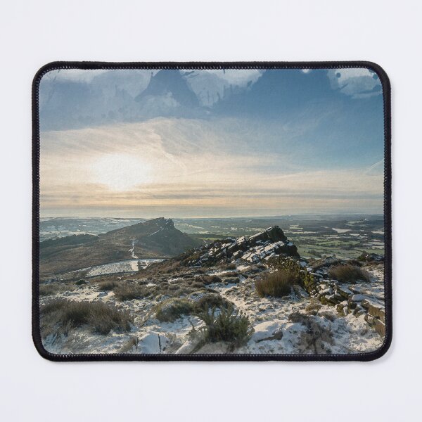 Item preview, Peak District winter landscape of Hen Cloud designed and sold by RobThorley.