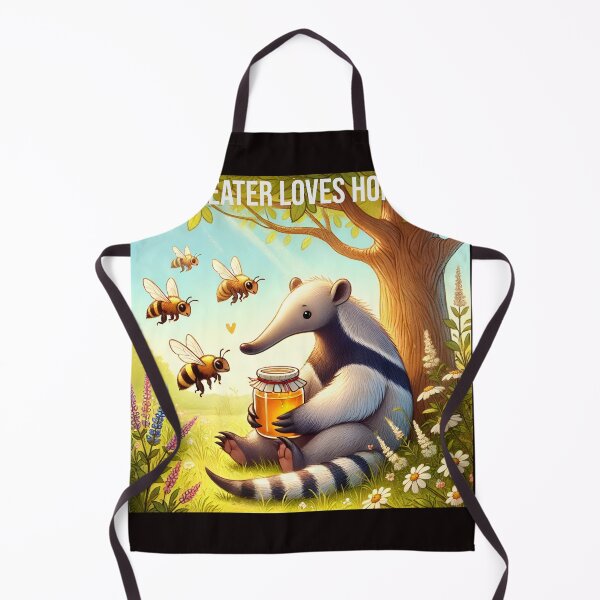 Item preview, Anteater and bee - Anteater loves heney designed and sold by DamioPolArt.