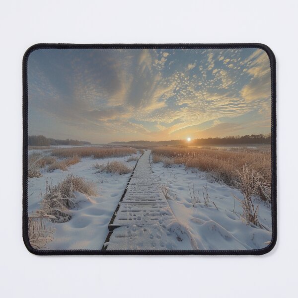 Item preview, Snowy Boardwalk designed and sold by EndOfRainbowArt.