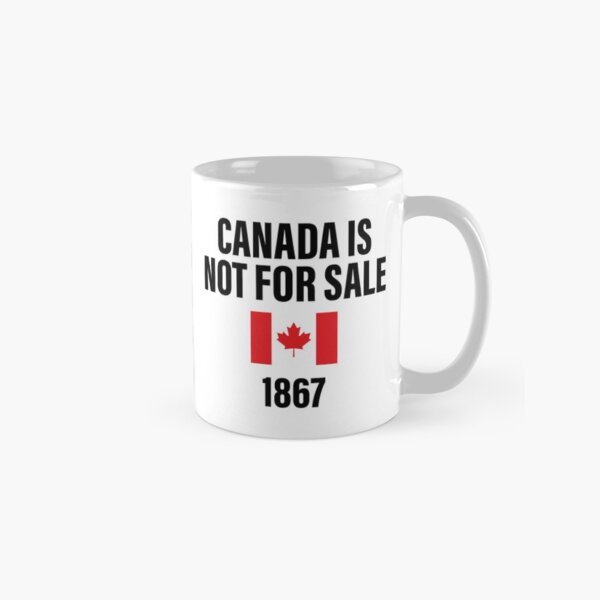 Vista previa del artículo con la obra «Canadá no está en venta 1867: diseño divertido y patriótico de hoja de arce», diseñado y vendido por My Kozy Shoppe.