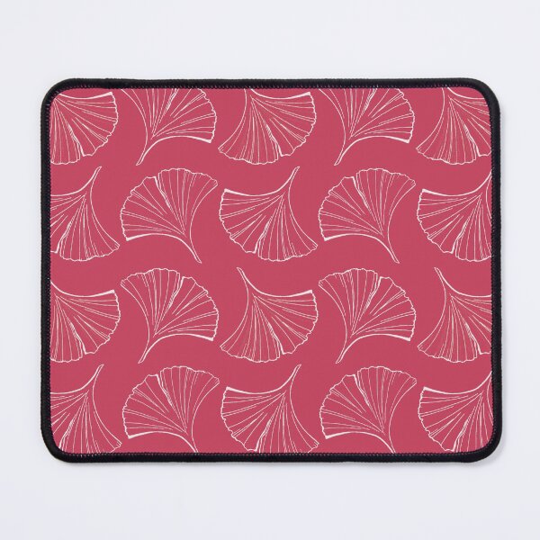 Item preview, Falling ginkgo on cranberry red designed and sold by LisaLeQuelenec.