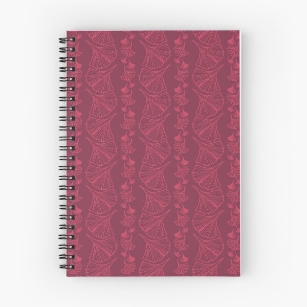 Item preview, Tumbling Ginkgo in Black Cherry Red designed and sold by LisaLeQuelenec.