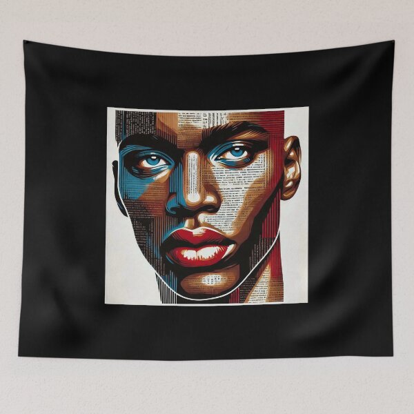 Item preview, Man's Face No.2 designed and sold by Gentle40Winks.