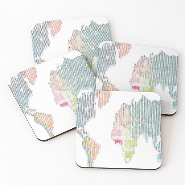 Item preview, World wide design map grid designed and sold by TriForceDesign.