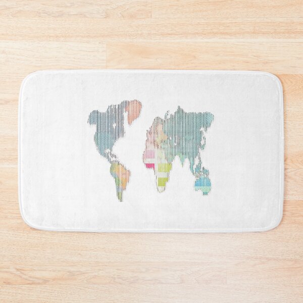 Item preview, World wide design map grid designed and sold by TriForceDesign.