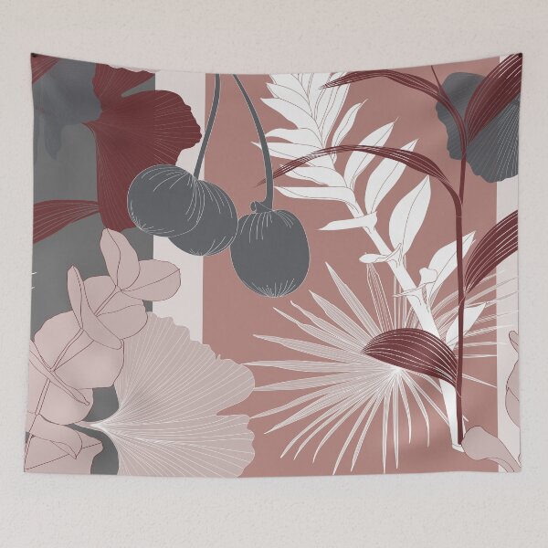 Item preview, Trendy contemporary abstract floral seamless pattern. designed and sold by MatyKotiv.