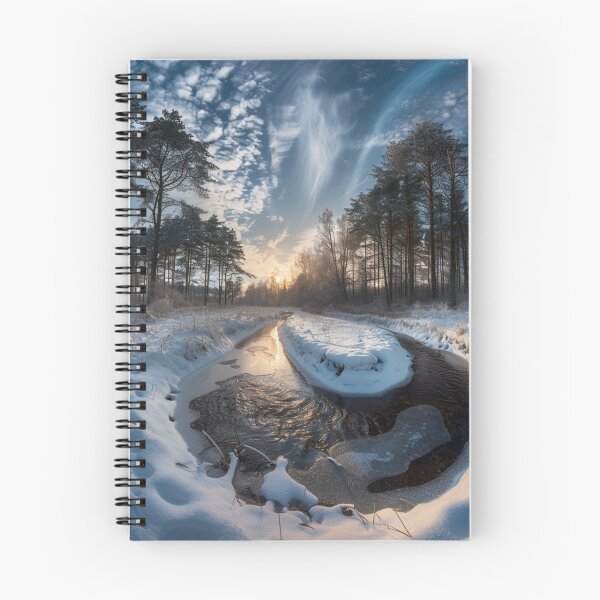 Item preview, Frozen Forest Stream designed and sold by EndOfRainbowArt.