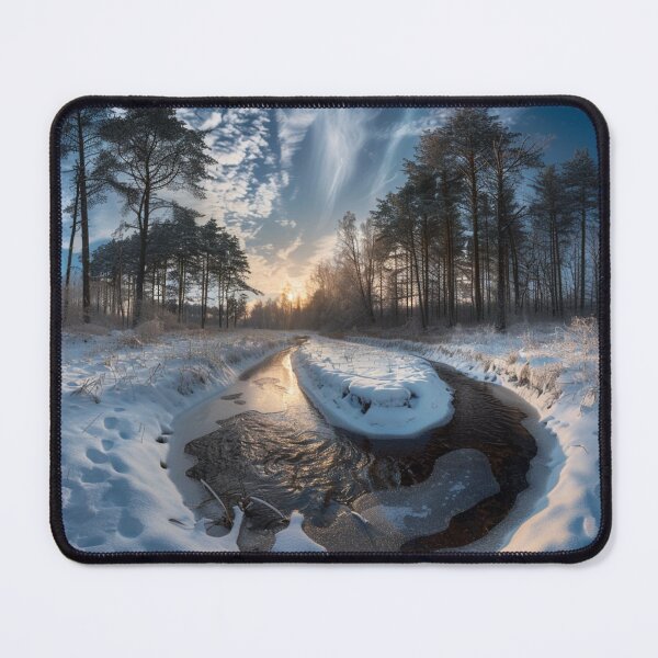 Item preview, Frozen Forest Stream designed and sold by EndOfRainbowArt.