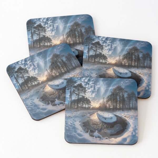 Item preview, Frozen Forest Stream designed and sold by EndOfRainbowArt.