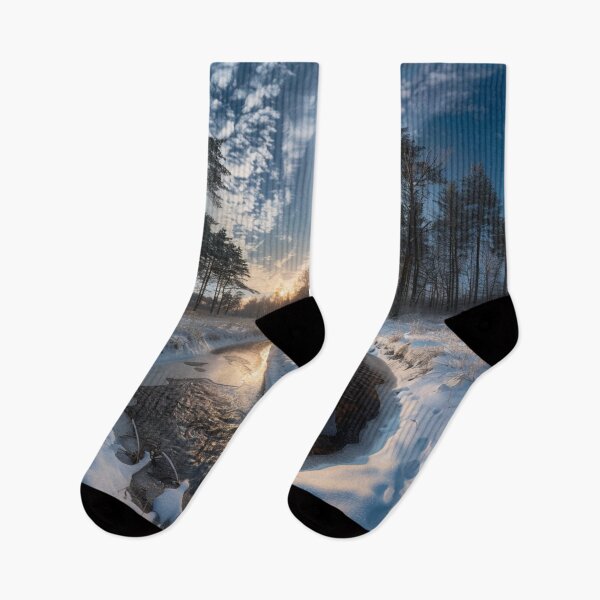 Item preview, Frozen Forest Stream designed and sold by EndOfRainbowArt.