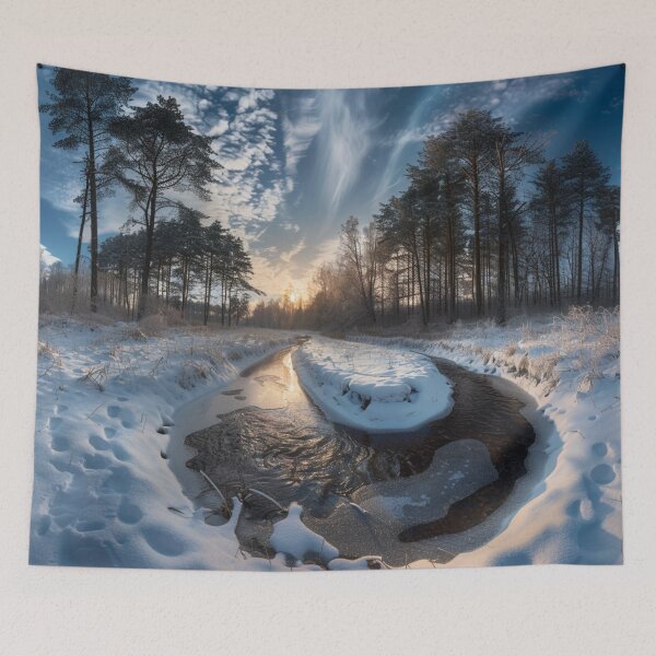 Item preview, Frozen Forest Stream designed and sold by EndOfRainbowArt.