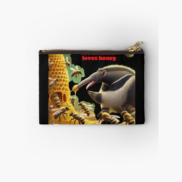Aperçu de l'œuvre Fourmilier et abeille - Le fourmilier aime les abeilles 2 créée et vendue par DamioPolArt.