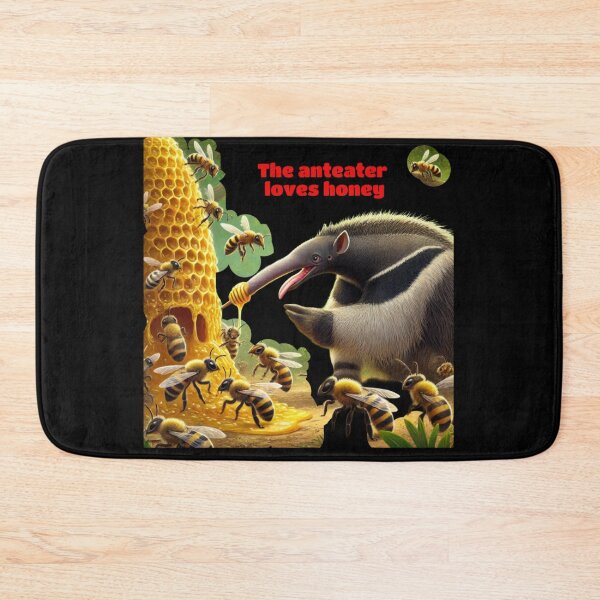 Item preview, Anteater and bee - Anteater loves heney 2 designed and sold by DamioPolArt.