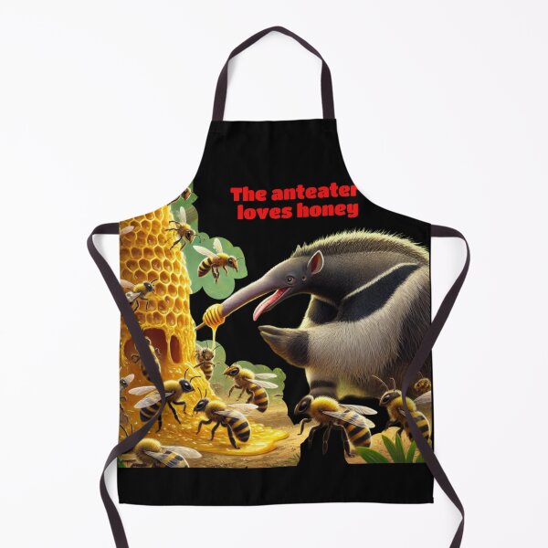 Item preview, Anteater and bee - Anteater loves heney 2 designed and sold by DamioPolArt.
