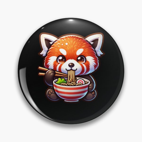 Artikelvorschau, Lustiger Roter Panda, der Ramen isst, für Mann, Frau und Kinder entworfen und verkauft von All Year Round.