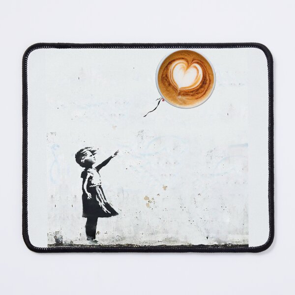 Item preview, Banksy Inspired Girl with Balloon  designed and sold by Art & Coffee.