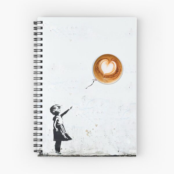 Item preview, Banksy Inspired Girl with Balloon  designed and sold by Art & Coffee.