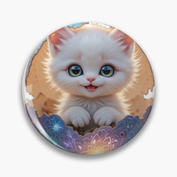 Item preview, Whiskered Wonder: The Magical Kitten Hatchling designed and sold by petloverheaven.