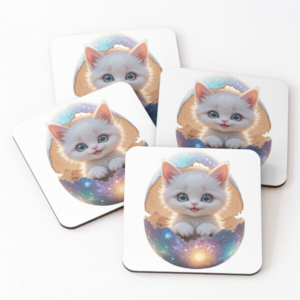 Item preview, Whiskered Wonder: The Magical Kitten Hatchling designed and sold by petloverheaven.
