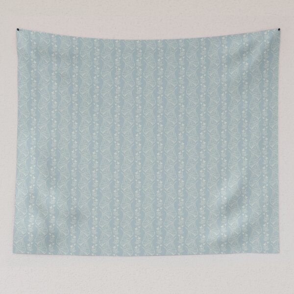 Item preview, Tumbling Ginkgo in Duck Egg Blue designed and sold by LisaLeQuelenec.