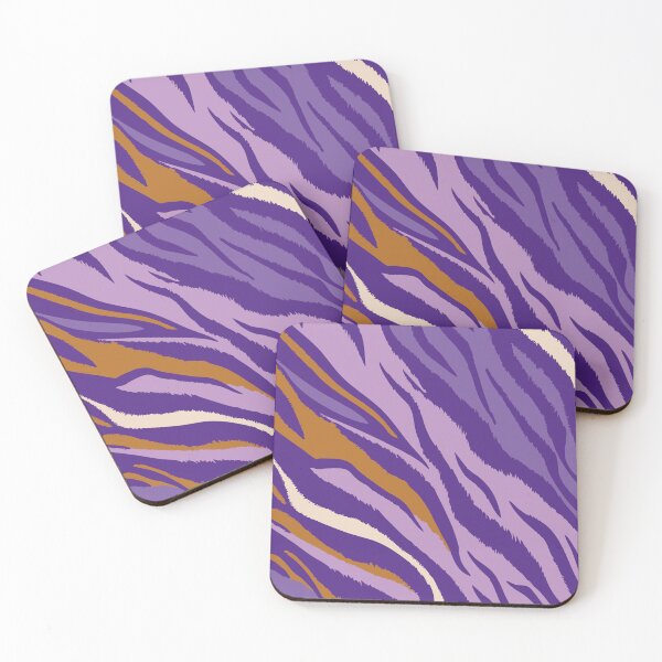 Item preview, Bad Kitty Miami Vice 80's Tiger Pattern Purple designed and sold by LigeiaShoppe.
