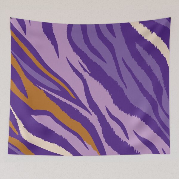 Item preview, Bad Kitty Miami Vice 80's Tiger Pattern Purple designed and sold by LigeiaShoppe.