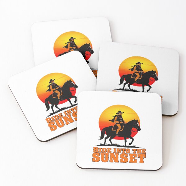 Item preview, Ride into the Sunset - Western Cowboy Art designed and sold by samtheai.