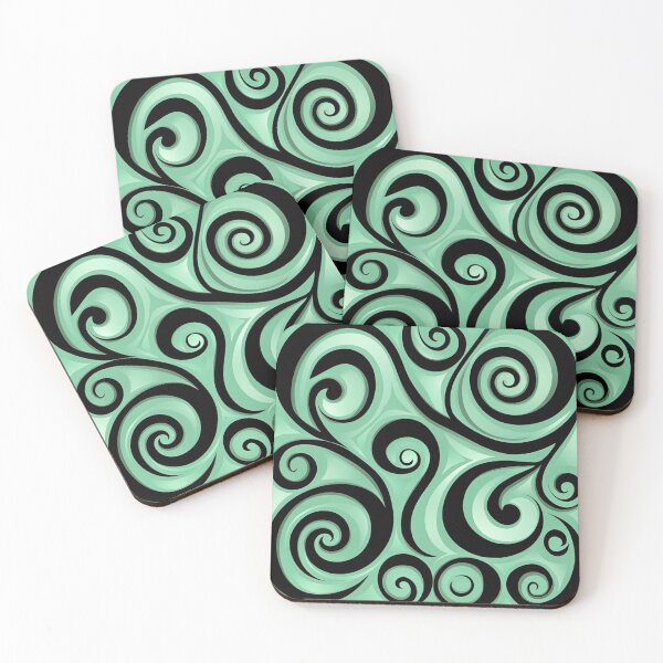 Item preview, New Zealand Paua Māori Pattern Koru Design 332 designed and sold by GrinGalore.