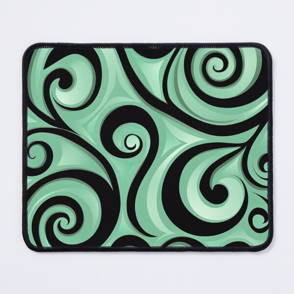 Item preview, New Zealand Paua Māori Pattern Koru Design 332 designed and sold by GrinGalore.