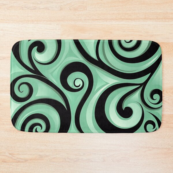 Item preview, New Zealand Paua Māori Pattern Koru Design 332 designed and sold by GrinGalore.