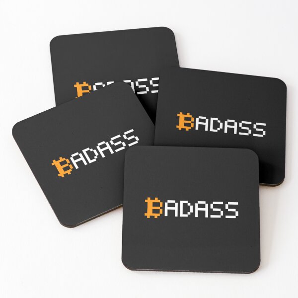 Item preview, Badass Bitcoin Retro Logo designed and sold by CyberRex.