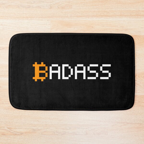 Item preview, Badass Bitcoin Retro Logo designed and sold by CyberRex.