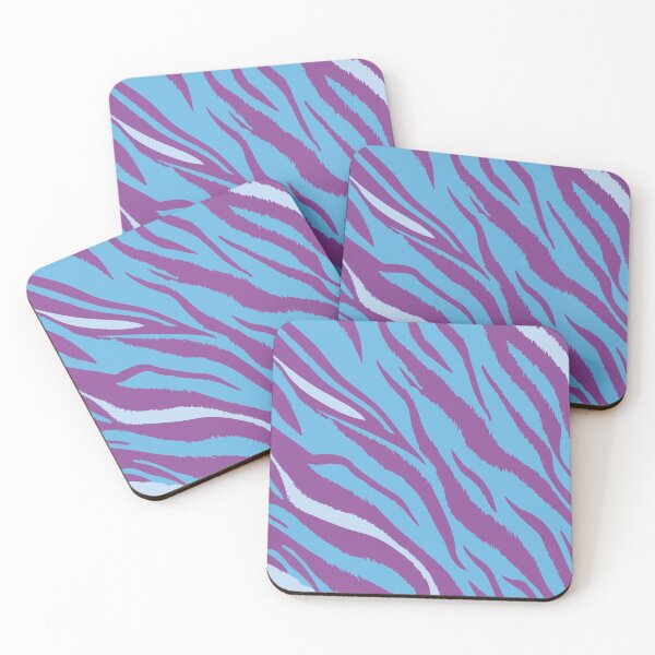 Item preview, Bad Kitty Miami Vice 80's Tiger Pattern Blue designed and sold by LigeiaShoppe.
