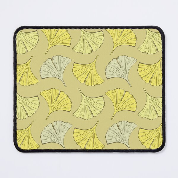 Item preview, Falling ginkgo on wheat designed and sold by LisaLeQuelenec.