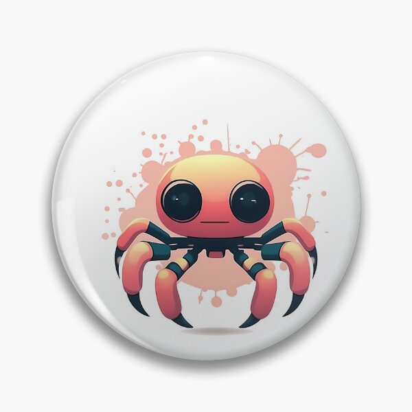Item preview, Cute Robot Crab Vector Illustration designed and sold by GoldenTealArts.