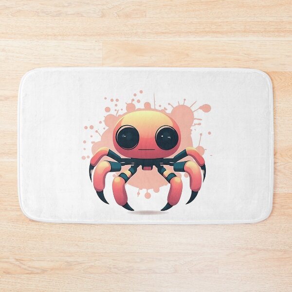 Item preview, Cute Robot Crab Vector Illustration designed and sold by GoldenTealArts.